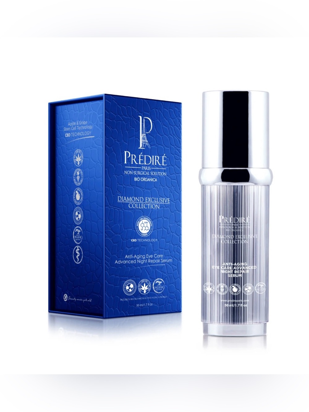 PRÉDIRÉ PARIS Anti-Aging Eye Care Advanced Night Repair Serum NWT